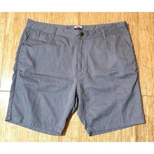 KATIN Surf USA Classic Chino Shorts Men's Size 40 Gray 8" Inseam Cotton Blend